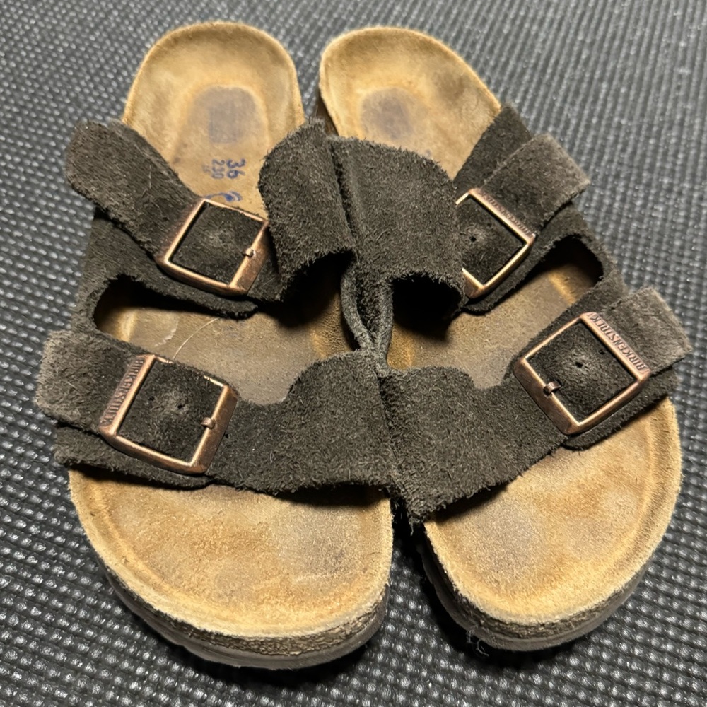 Arizona suede Birkenstocks size 36